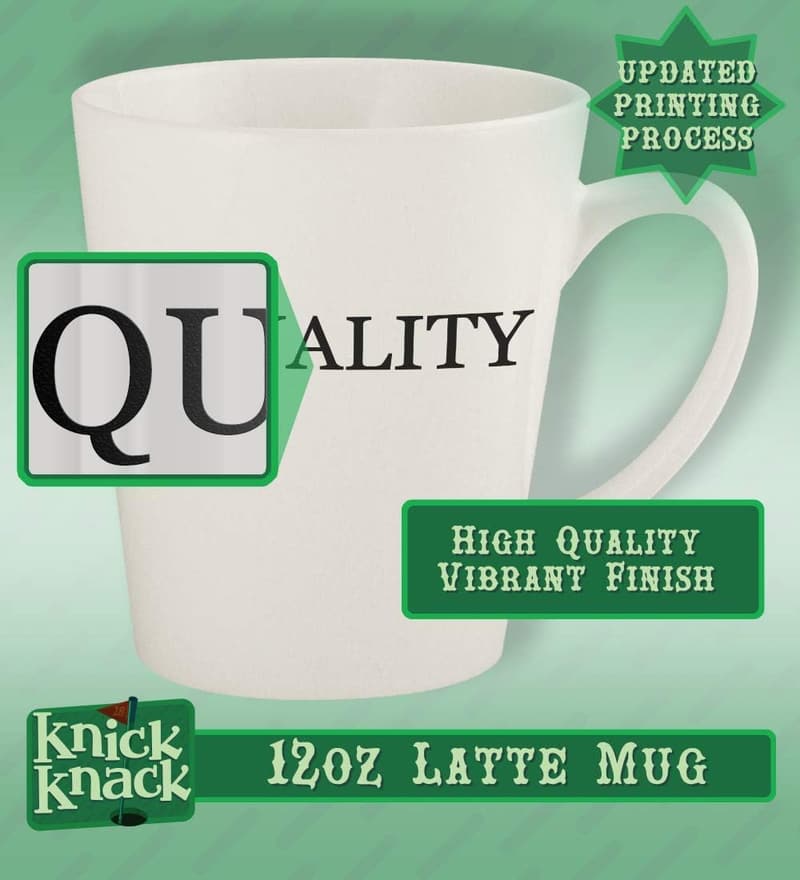 12oz Ceramic Latte Mug - High as F@ck Design