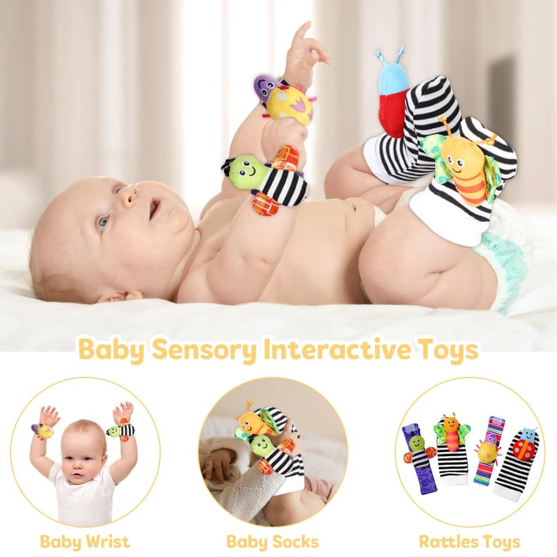 Black and White High Contrast Baby Gift Set for Newborns