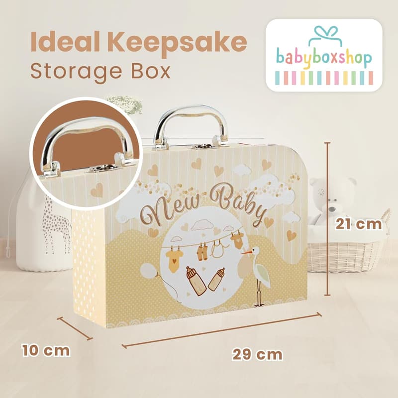 Gender Neutral Baby Gift Basket - 12 Essential Items