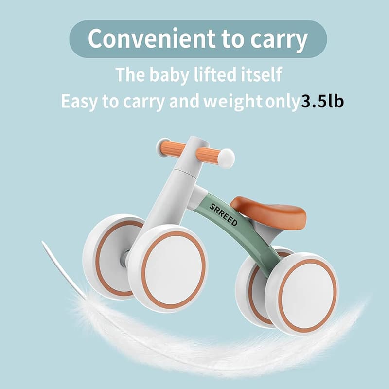 First Birthday Baby Balance Bike for Toddlers, 12-24 Months