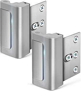 Childproof Door Reinforcement Locks - 2 Pack, 800 lbs Capacity