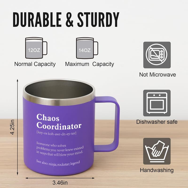 Thank You Chaos Coordinator Mug for Mother's Day - 14oz