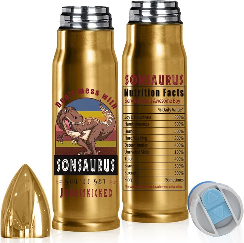22 Oz Stainless Steel Son Tumbler - Funny Gift for Sons