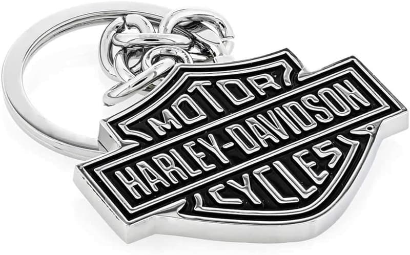 Harley-Davidson Black Bar & Shield Key Chain