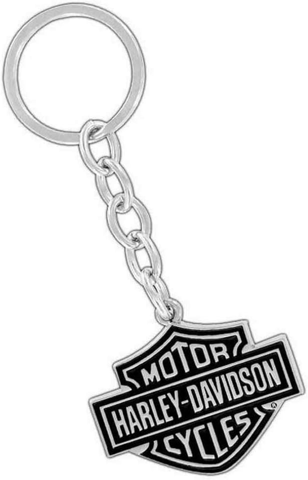 Harley-Davidson Black Bar & Shield Key Chain