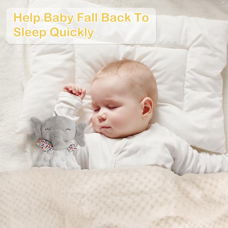 Newborn Gift Set: Baby Blanket, Rattle, Bibs & Keepsake