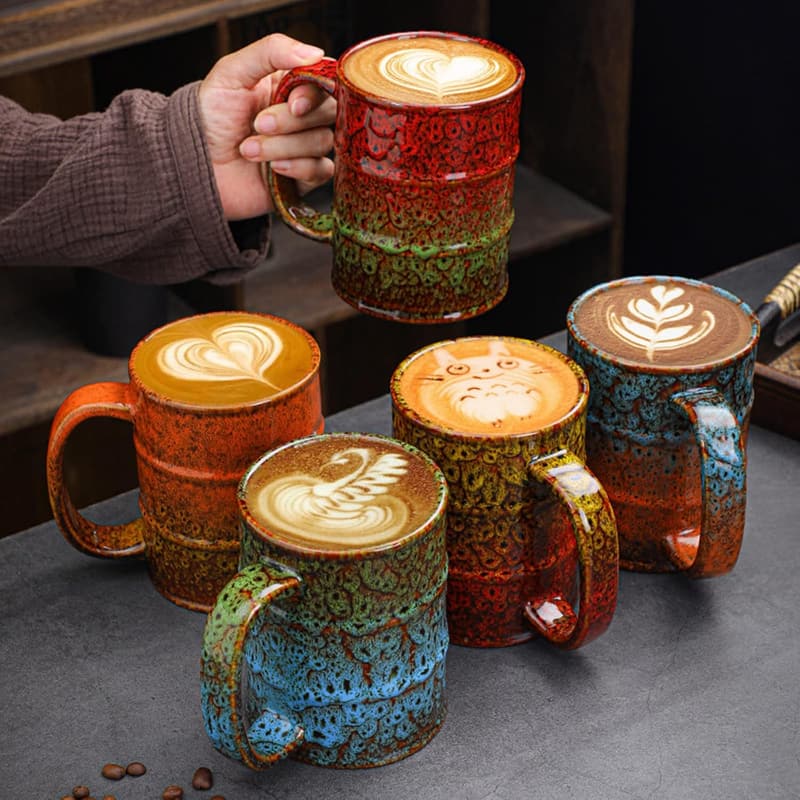Large Ceramic Coffee Mug - 20 oz Dishwasher & Microwave Safe