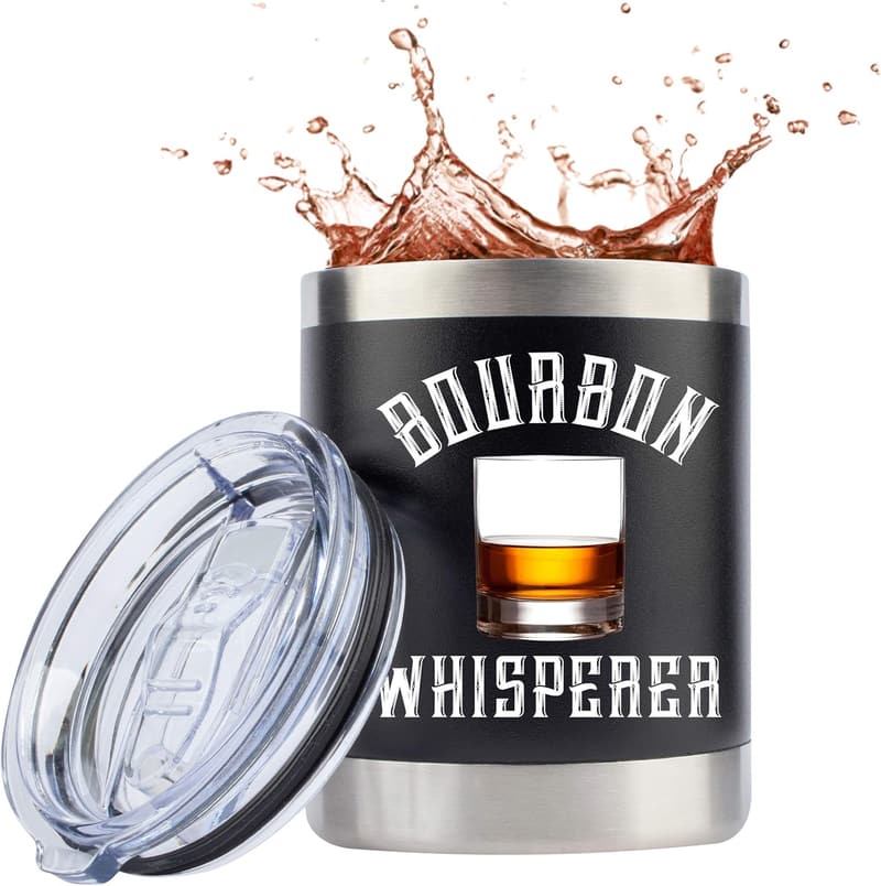 Valentine's Day Bourbon Insulated Tumbler for Men
