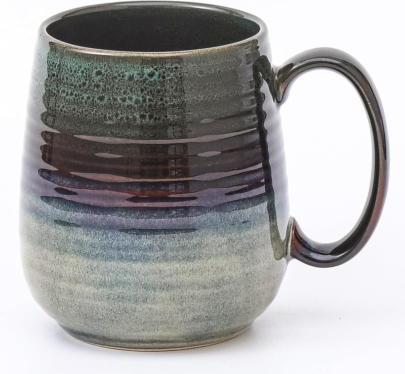 Extra Large Handmade Ceramic Coffee Mug - 23 oz, Dishwasher Safe