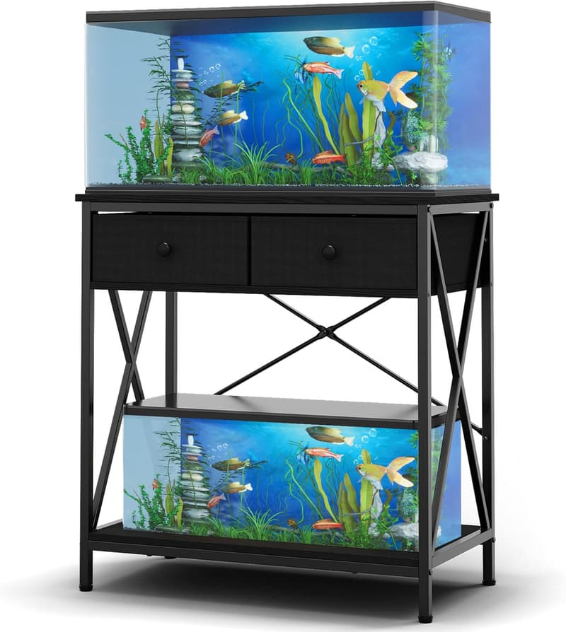 Sturdy Metal Aquarium Stand for 20-29 Gallon Tanks