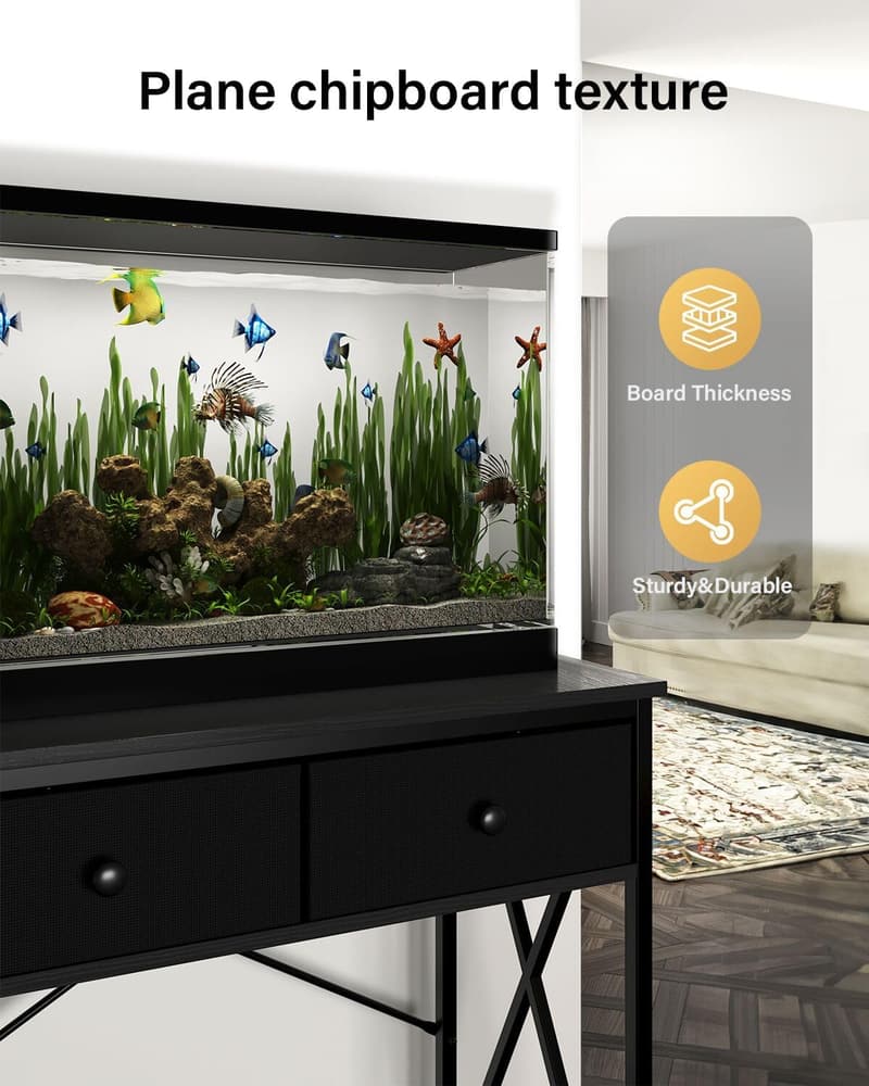 Sturdy Metal Aquarium Stand for 20-29 Gallon Tanks