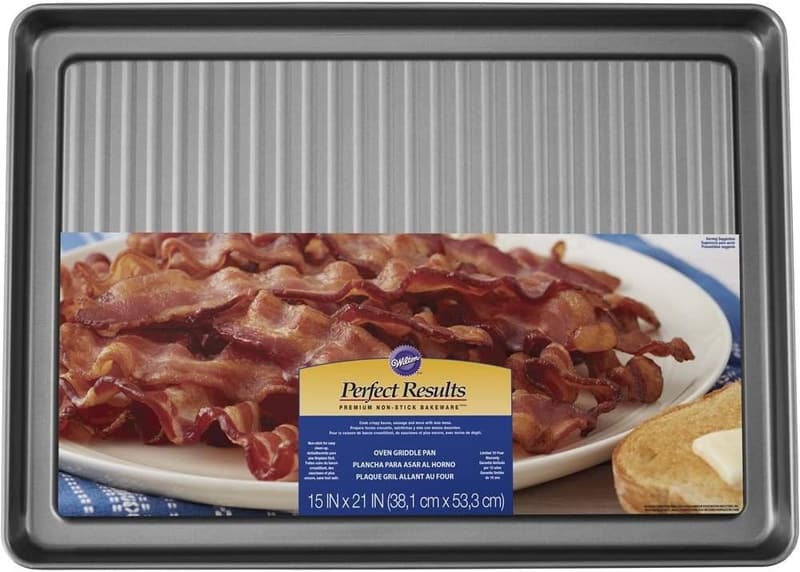 Wilton Non-Stick Griddle and Bacon Pan, 15x20 Inch