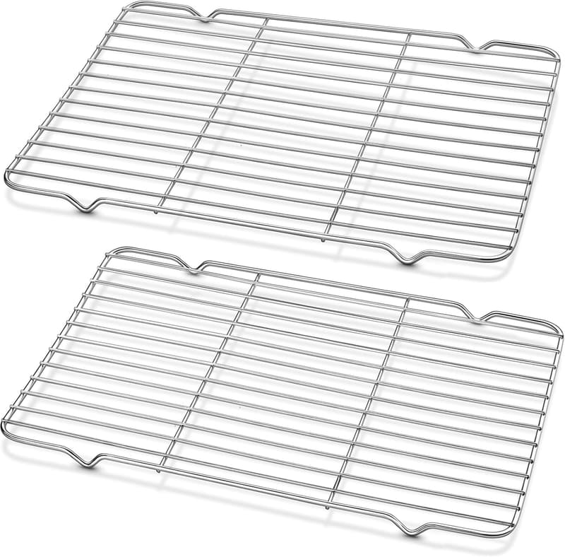 Stainless Steel Cooling Racks, 10x15 Inches, 2-盒