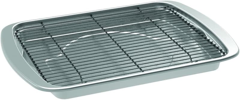 Oven Bacon Baking Tray, 17x12 in, Stainless Steel