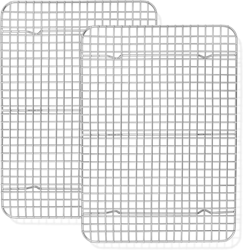 Stainless Steel Cooling Rack Set for Baking and Roasting