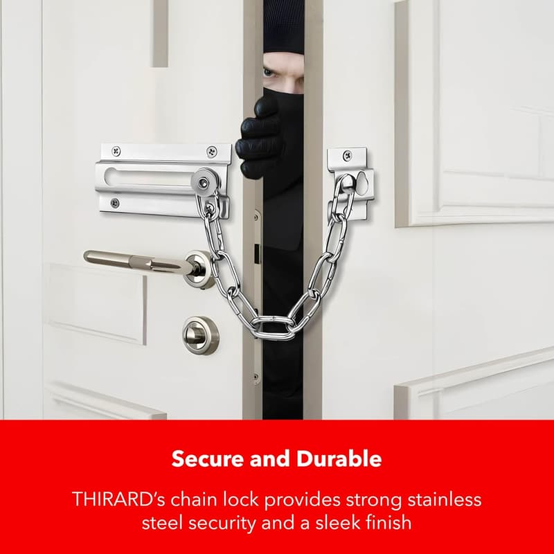 Heavy-Duty Stainless Steel Door Chain Lock for Reinforced Security