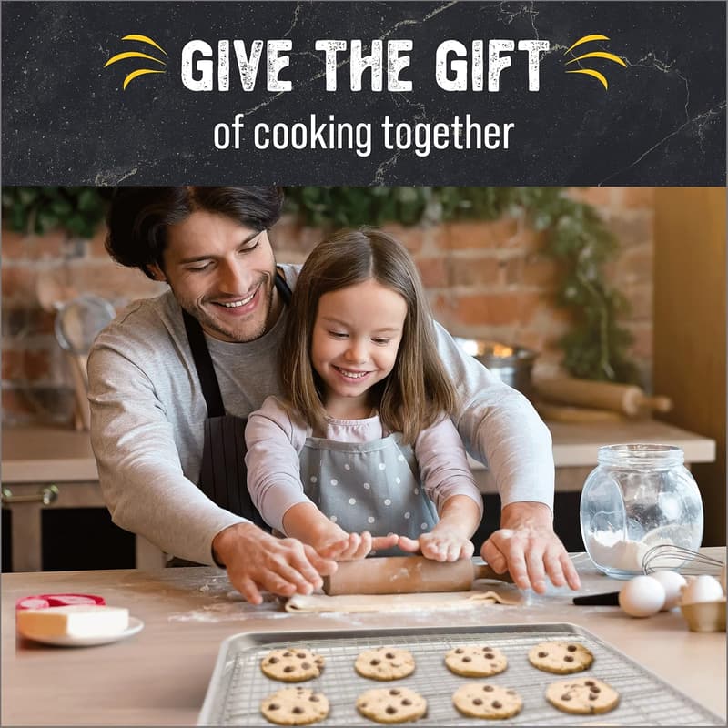 Baking Sheet Pan Set with Cooling Rack, 18