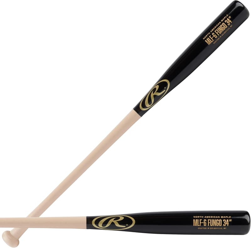 Maple FUNGO Training Bat - Baseball/Softball - Multiple Sizes & Colors