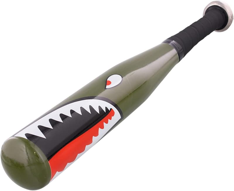 Robust 17-inch Aluminum Tire Checker Bat with Wrapped Handle