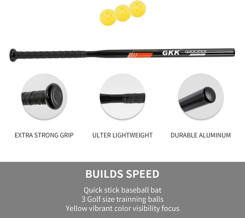 Youth & Adult Baseball Fungo Bat - Aluminum Hitting Trainer