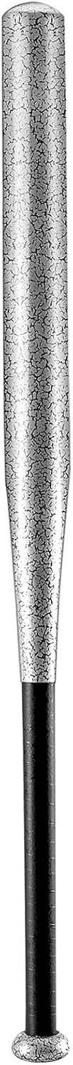 Baseball Bat with Steel Crack Pattern and Carry Bag