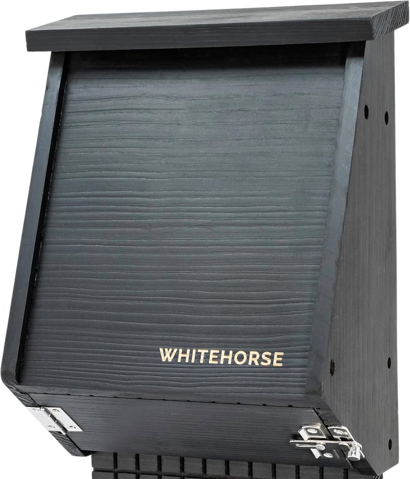 Outdoor Cedar Bat House - 4-Chamber Mosquito Control Box