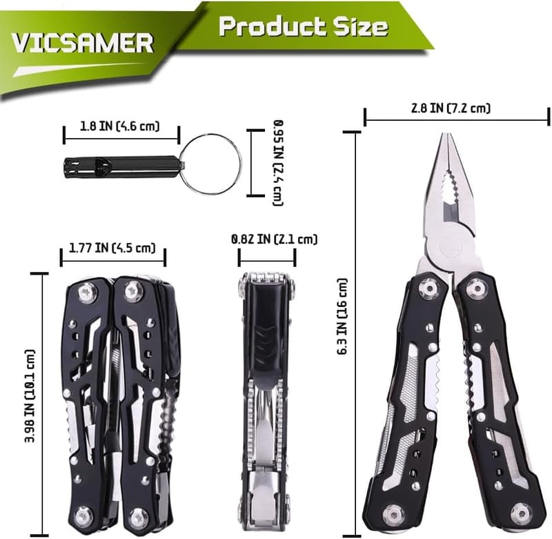14-in-1 Multitool Pliers Gift for Dad, Husband, Boyfriend