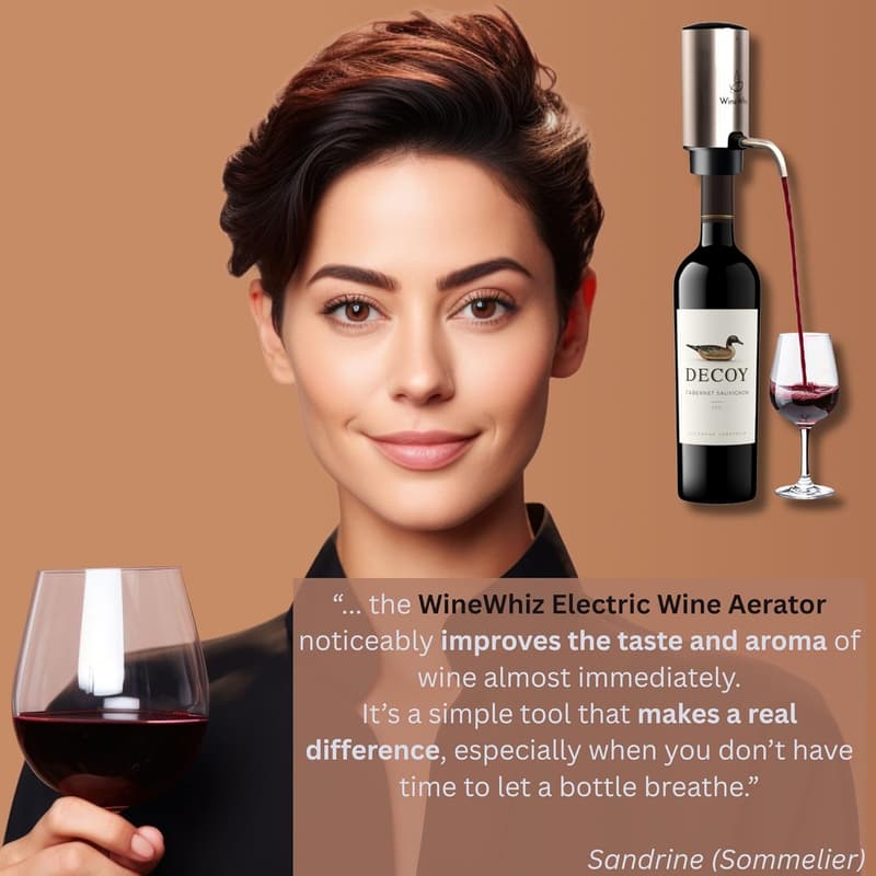 Rechargeable Wine Aerator & Opener Set - Ideal for Father's Day