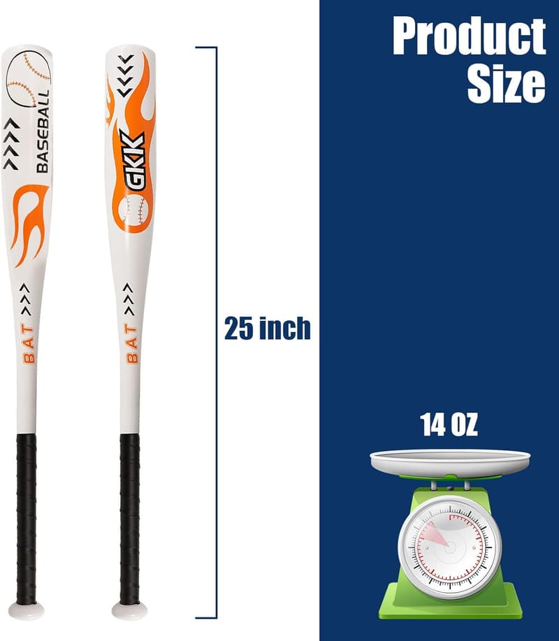 Kids' Lightweight Aluminum Baseball Bat for Tee Ball Training
