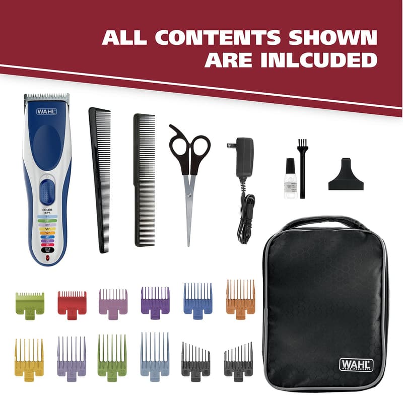 Wahl Color Pro Cordless Hair Clipper & Trimmer for All