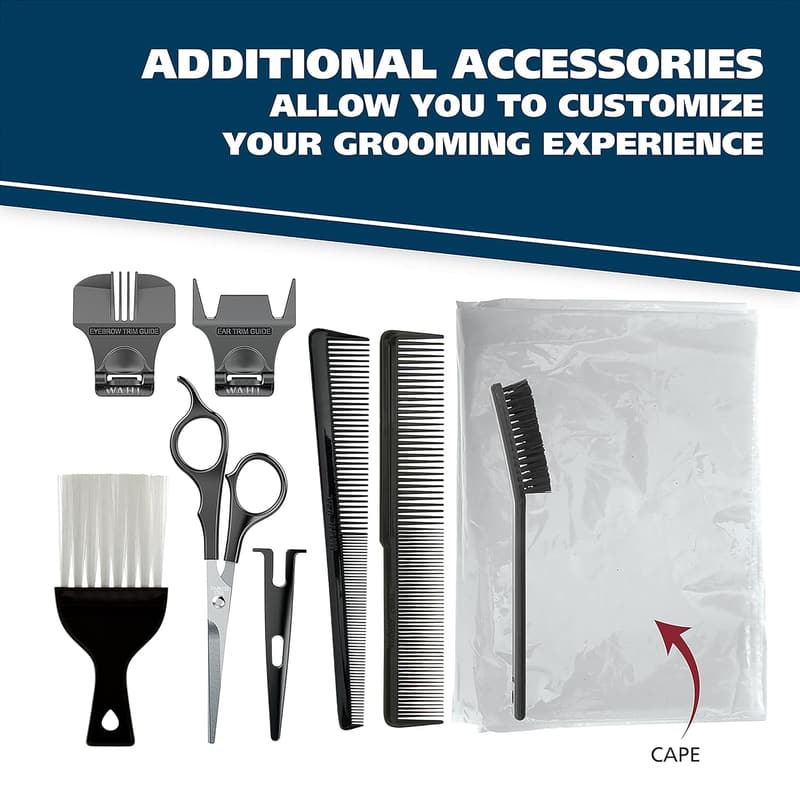 Color Pro Haircutting Kit with Color-Coded Combs for All Ages