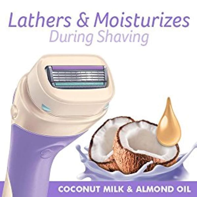 Schick Intuition Razor Starter Kit with 4 Blade Refills