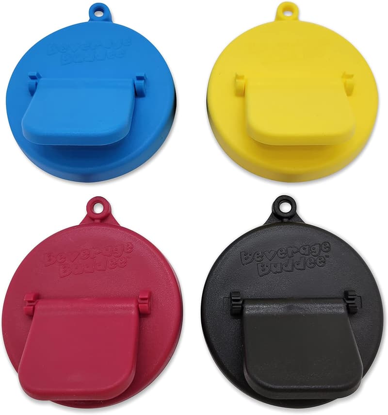 Standard Can Cover - BPA-Free, 4-Pack (Assorted Colors)