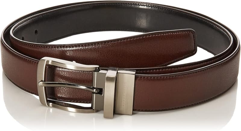 Burnished Edge Belt for Men by Perry Ellis