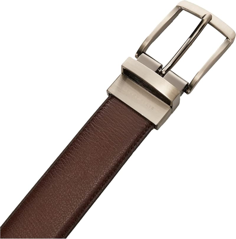 Burnished Edge Belt for Men by Perry Ellis