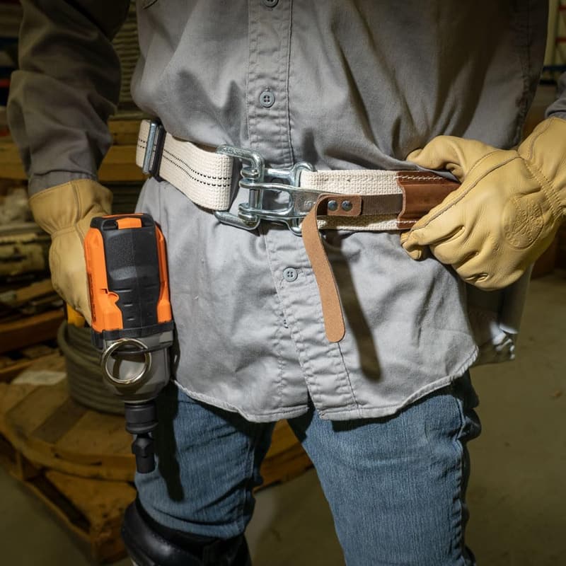 Klein Tools 5425M Work Belt with Quick-Release Buckle