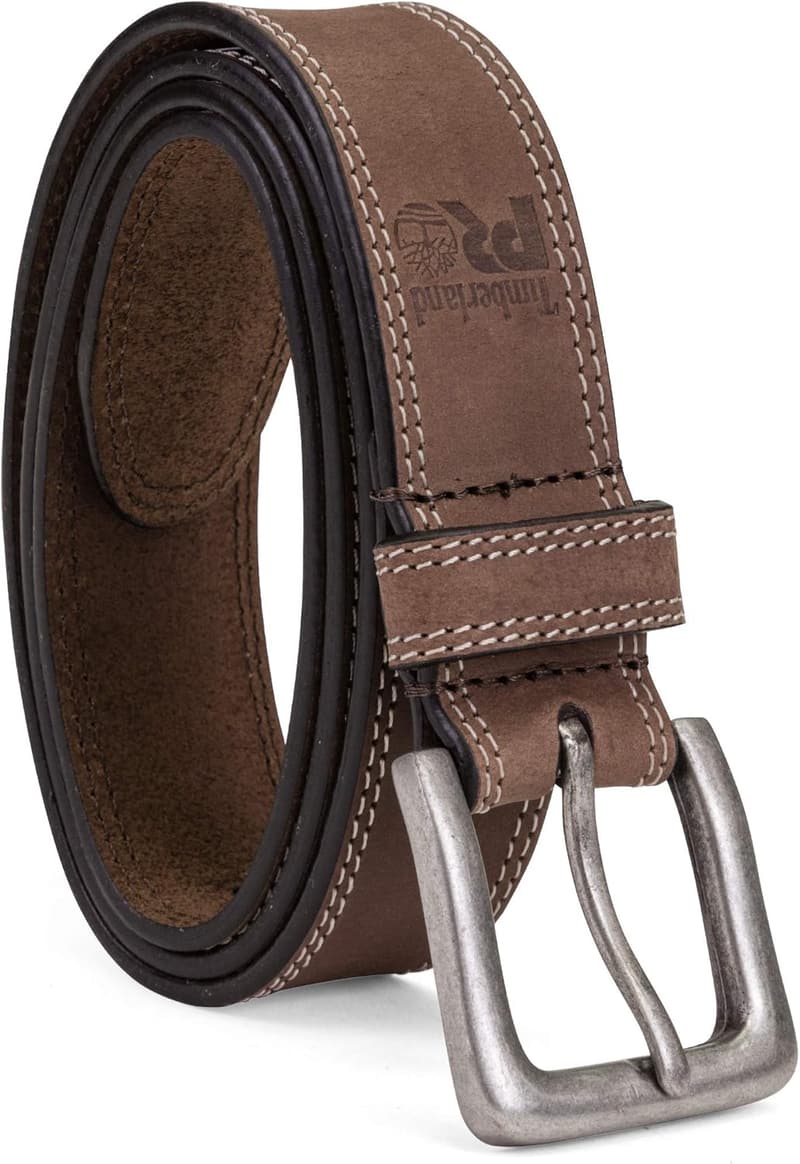 Timberland PRO Men's 38mm Leather Boot Belt