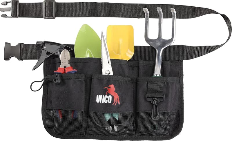 Utility Garden Tool Belt for Men with Pockets