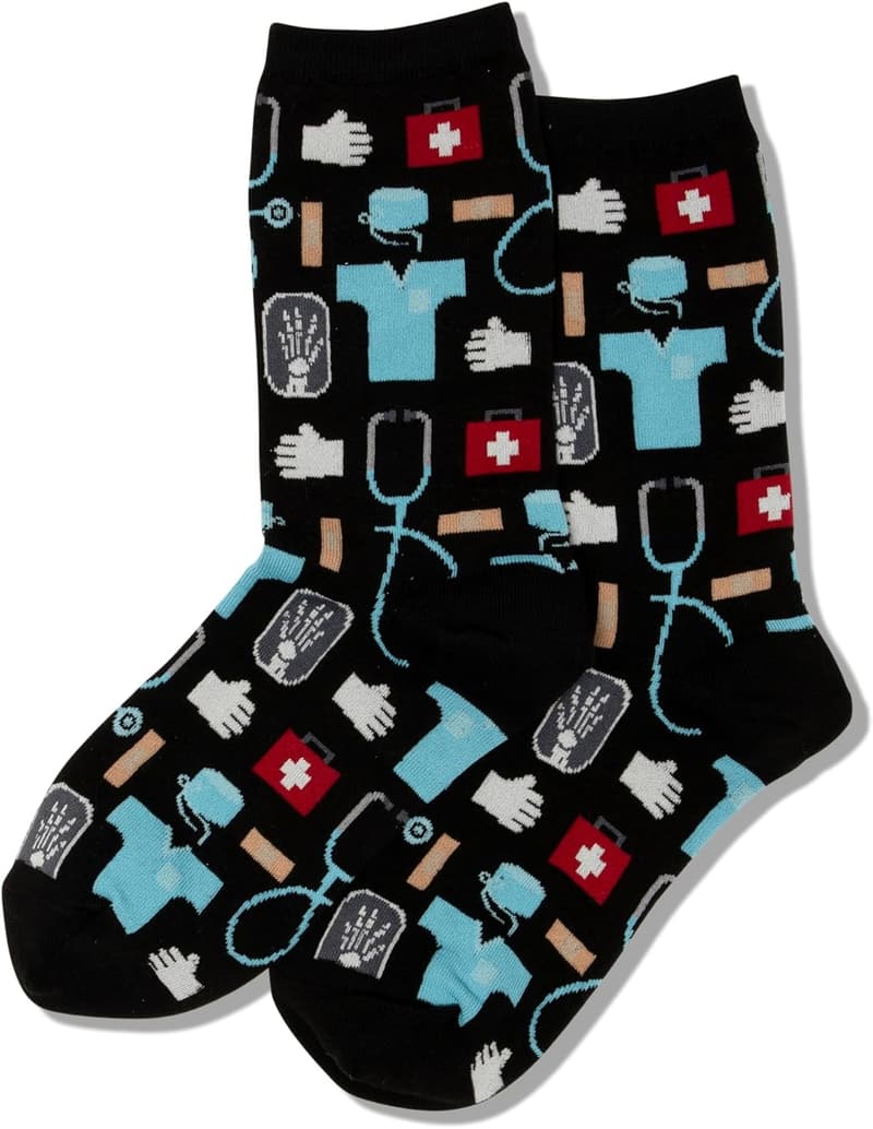 Mother's Day Mom Crew Socks - Fun Occupation Design