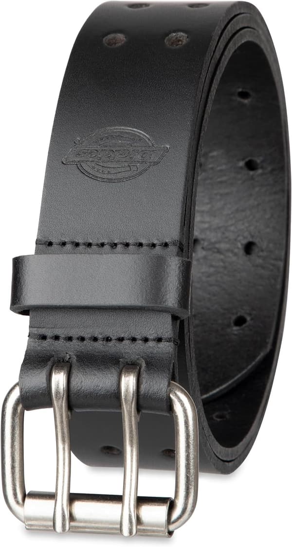 Men's Leather Double Prong Belt by Dickies