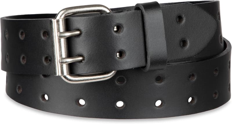 Men's Leather Double Prong Belt by Dickies