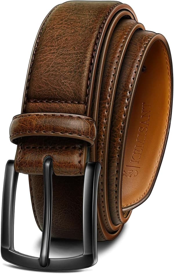 Men's Genuine Leather Belt for Dress or Casual Wear