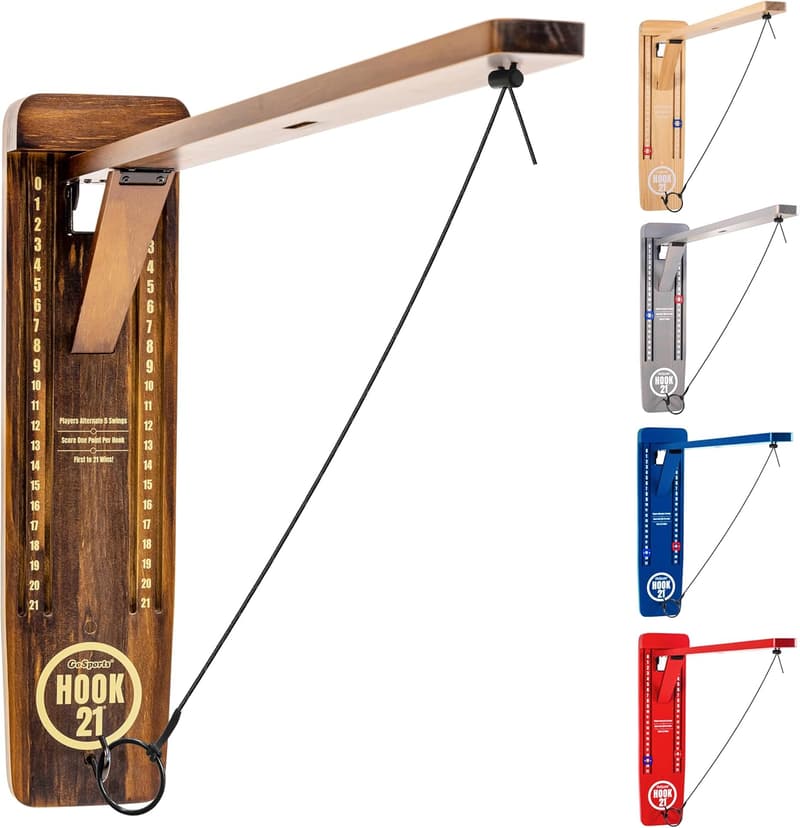 GoSports 21 Ring Swing Game - Indoor/Outdoor Wall Mount