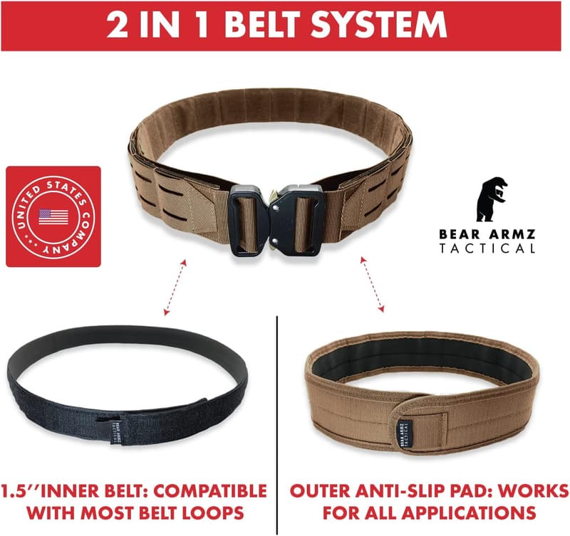Heavy Duty Nylon Molle Riggers Belt