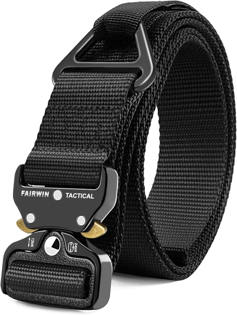 Men's Utility Nylon Rigger Belt with Quick-Release Buckle