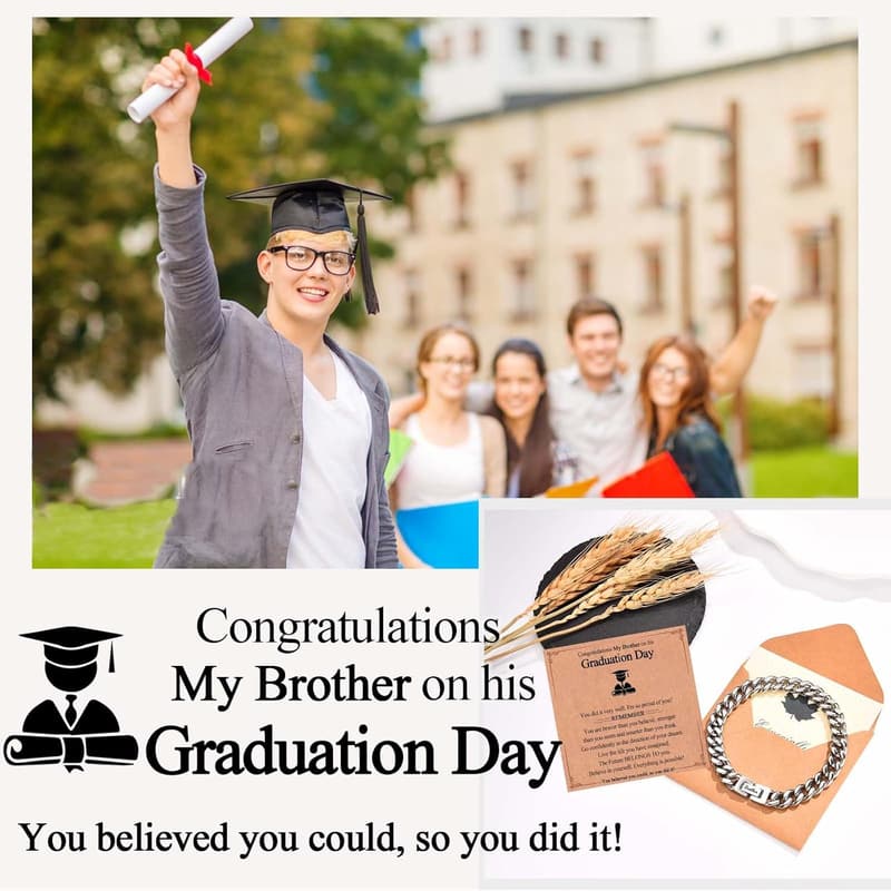 Cuban Bracelet for Men - Graduation, Birthday, Anniversary Gift