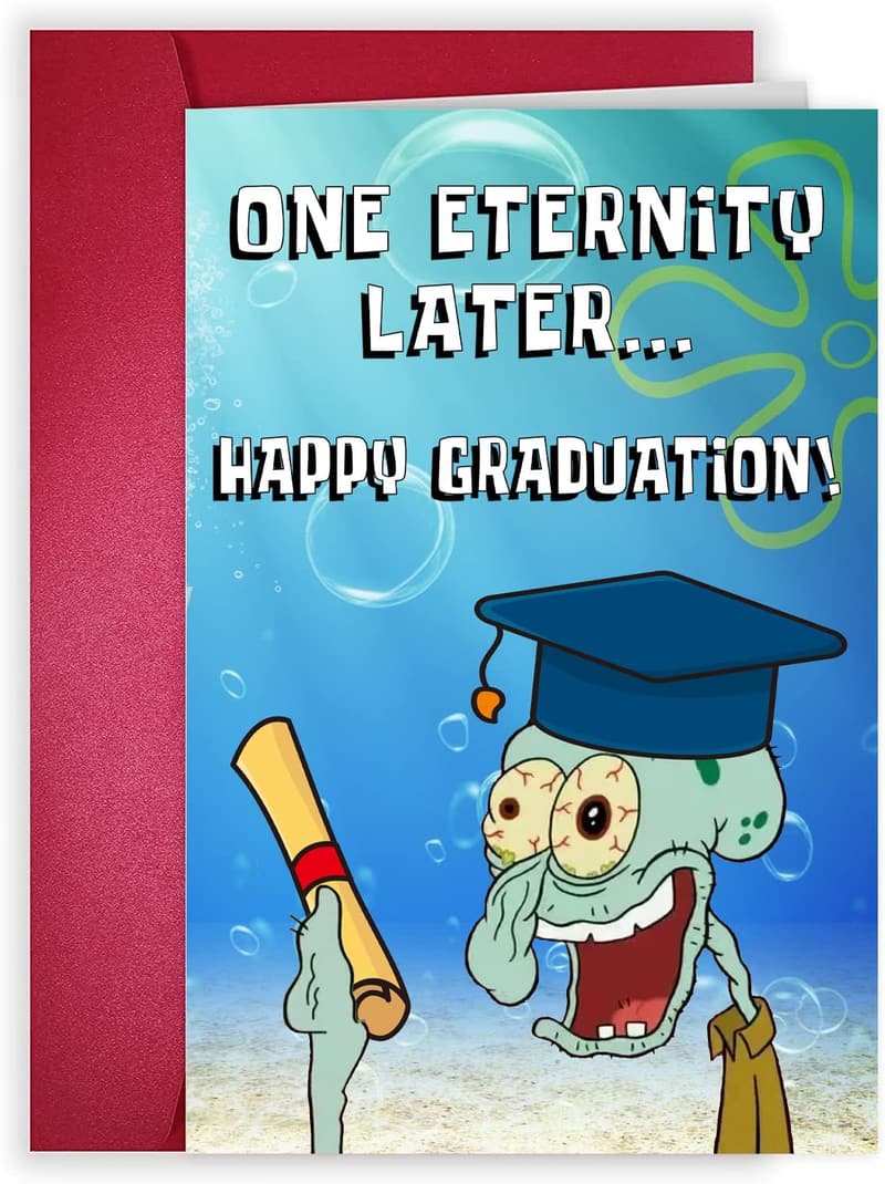 Funny Graduation Card for Kindergarten to College Students