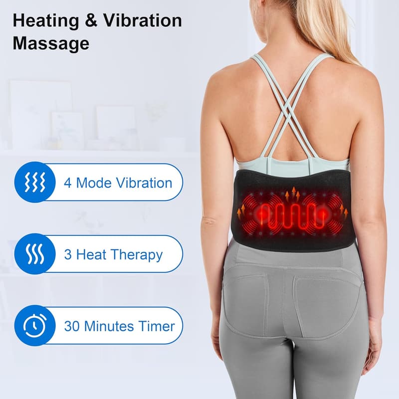 Portable Cordless Red Light Therapy Belt for Pain Relief