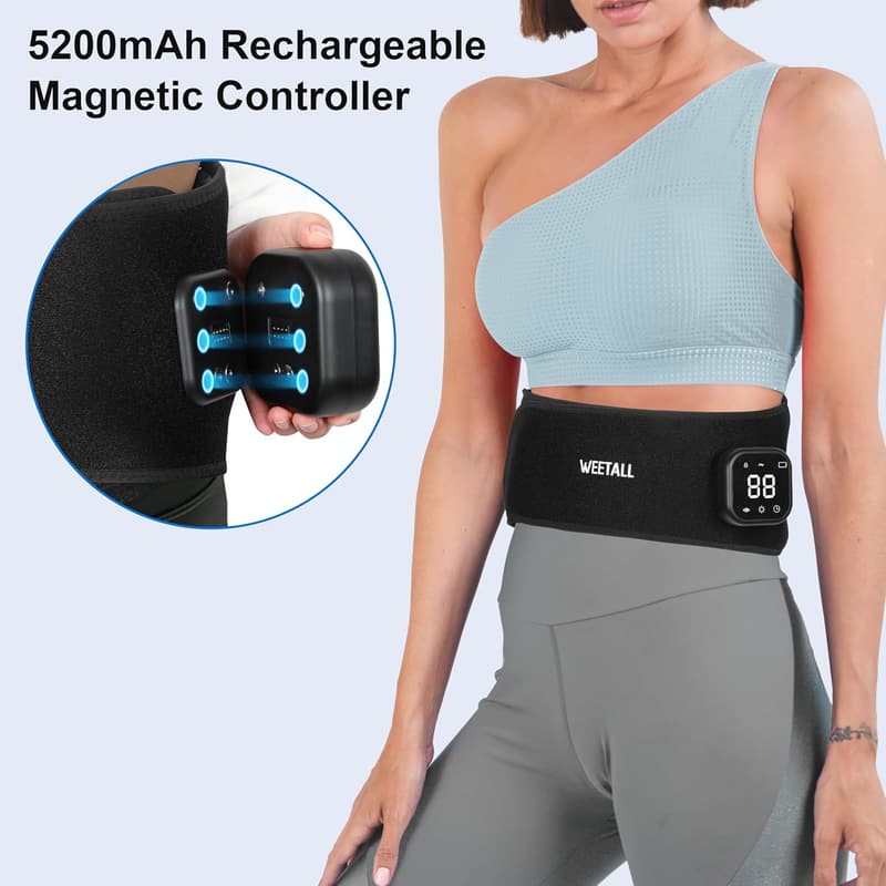 Portable Cordless Red Light Therapy Belt for Pain Relief