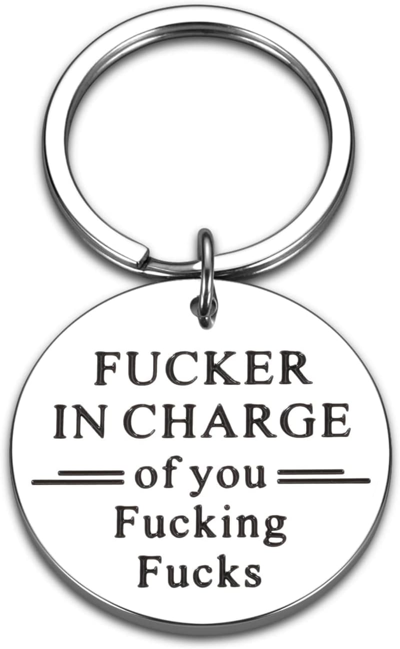 Funny Keychain for Boss – Office Gag Gift for Him/Her
